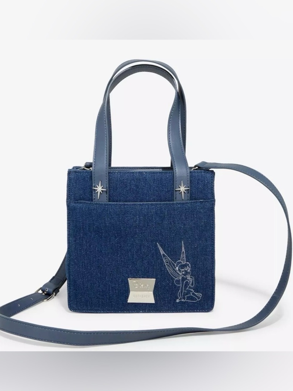 Disney Tinkerbell Denim mini crossbody tote - Picture 3 of 3